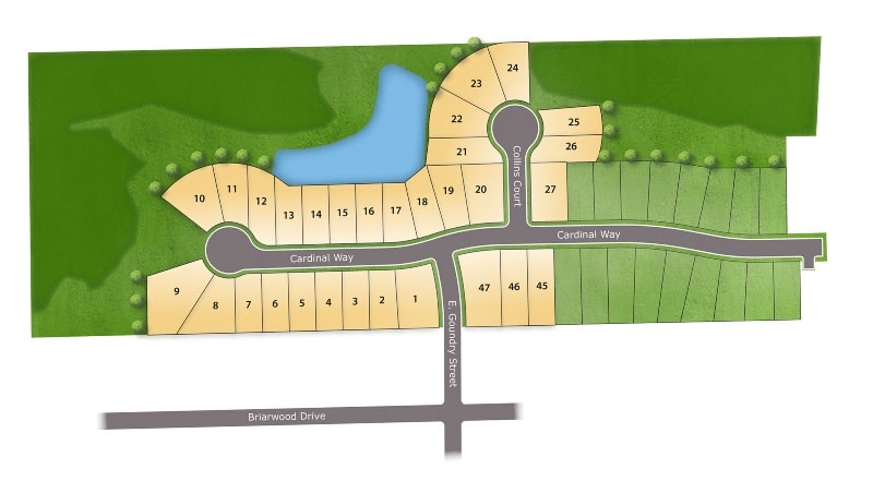 Bush Meadows Community Map in NY