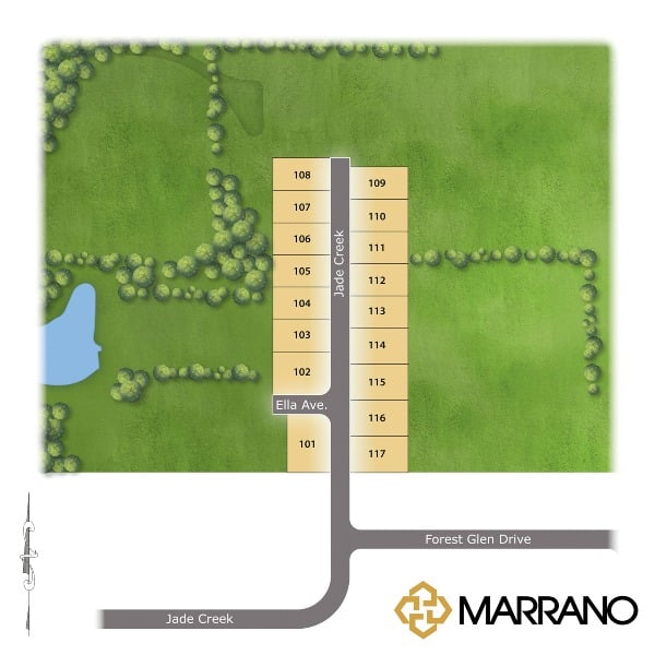 Fieldstone Estates North Community Map in NY